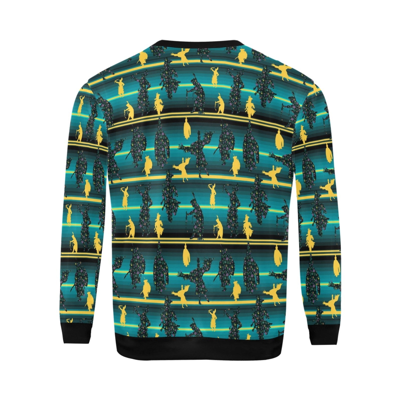 Dancers Inspire Green All Over Print Crewneck Sweatshirt for Men (Model H18) shirt e-joyer 