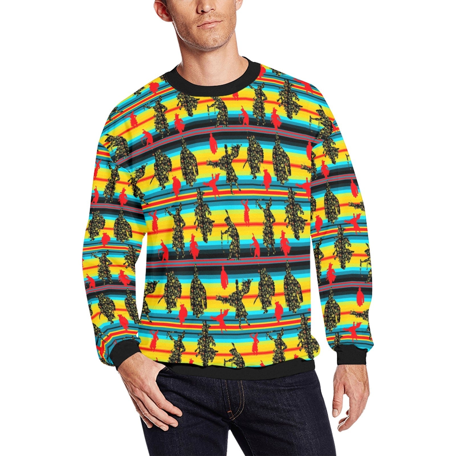 Dancers Midnight Special All Over Print Crewneck Sweatshirt for Men (Model H18) shirt e-joyer 