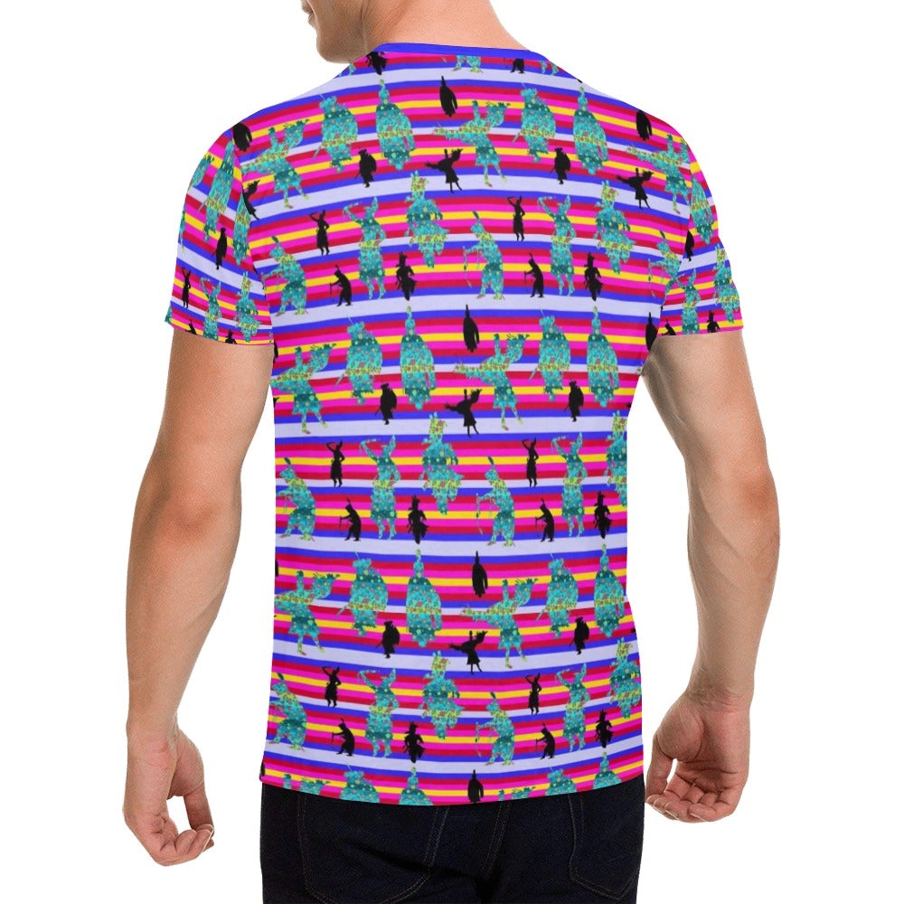 Dancers Sky Dance All Over Print T-Shirt for Men (USA Size) (Model T40) All Over Print T-Shirt for Men (T40) e-joyer 