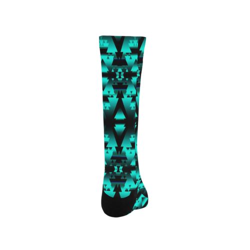 Dark-Deep Lake-Winter-Camp Trouser Socks Socks e-joyer 