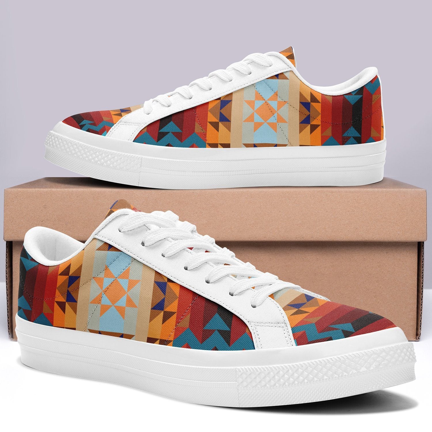 Dark Sandway Aapisi Low Top Canvas Shoes White Sole aapisi Herman 