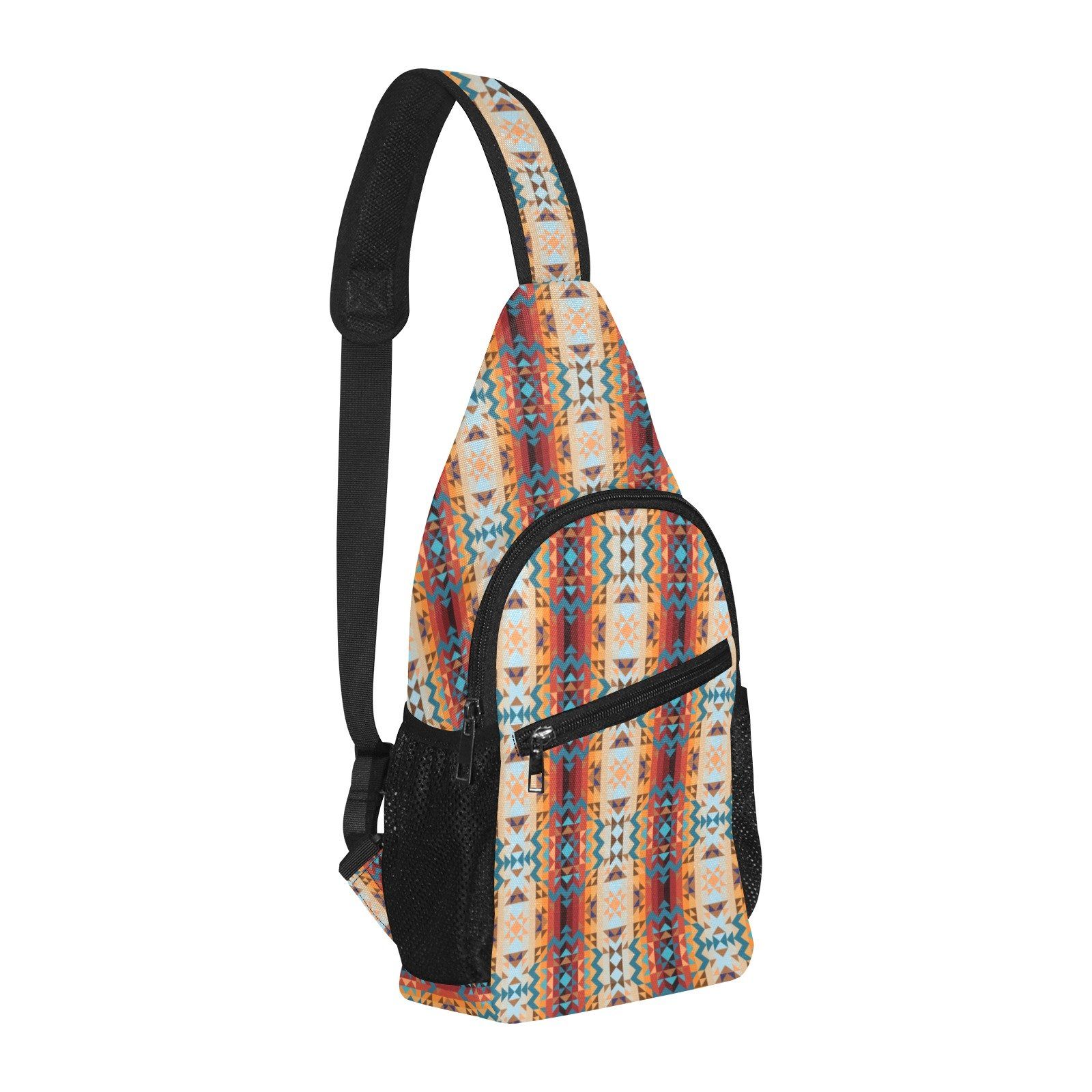 Dark Sandway All Over Print Chest Bag (Model 1719) All Over Print Chest Bag (1719) e-joyer 