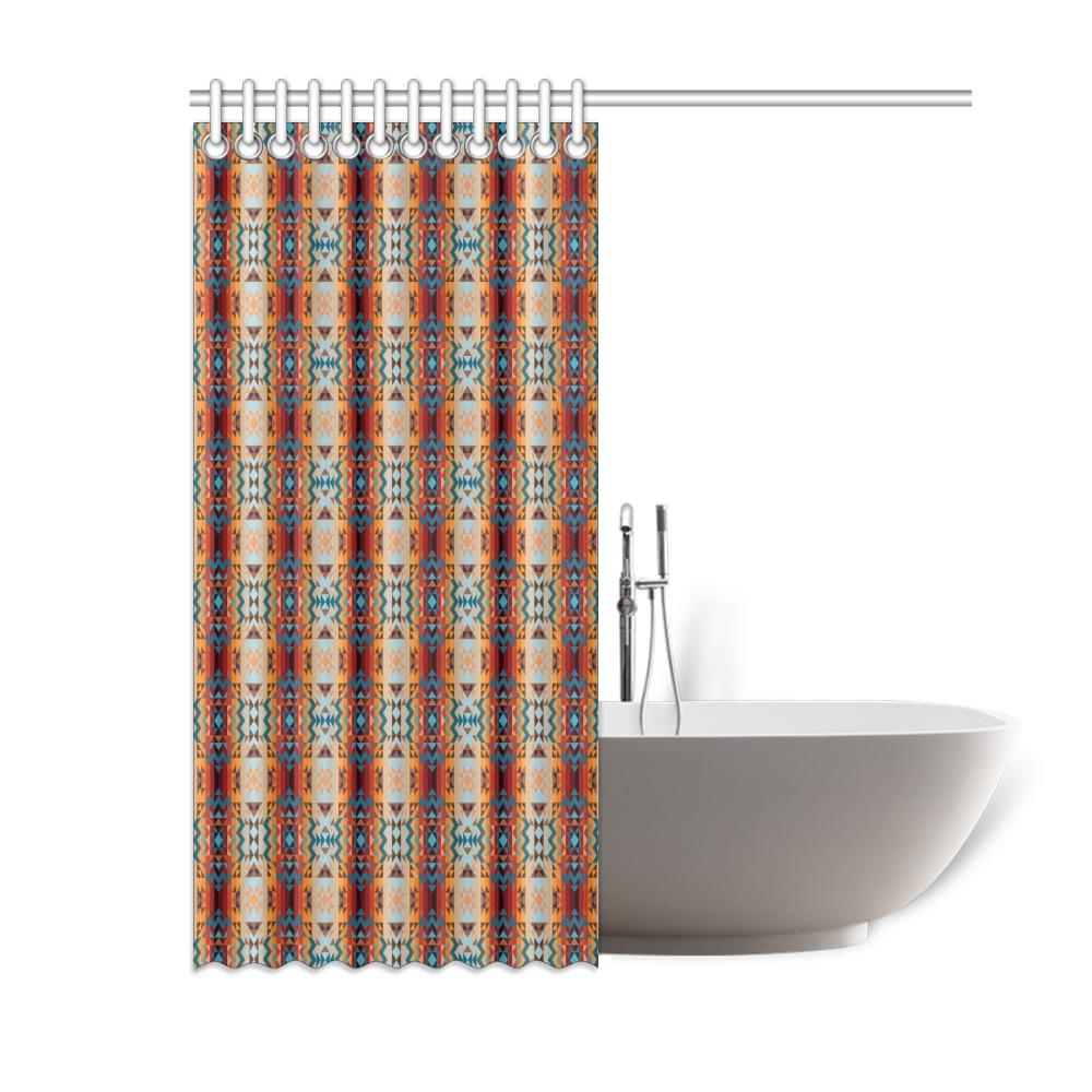 Dark Sandway Shower Curtain 60"x72" Shower Curtain 60"x72" e-joyer 