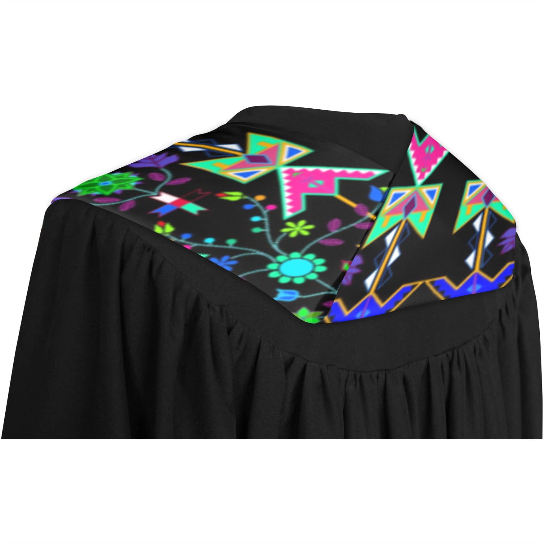 Itaopi Black Graduation Stole