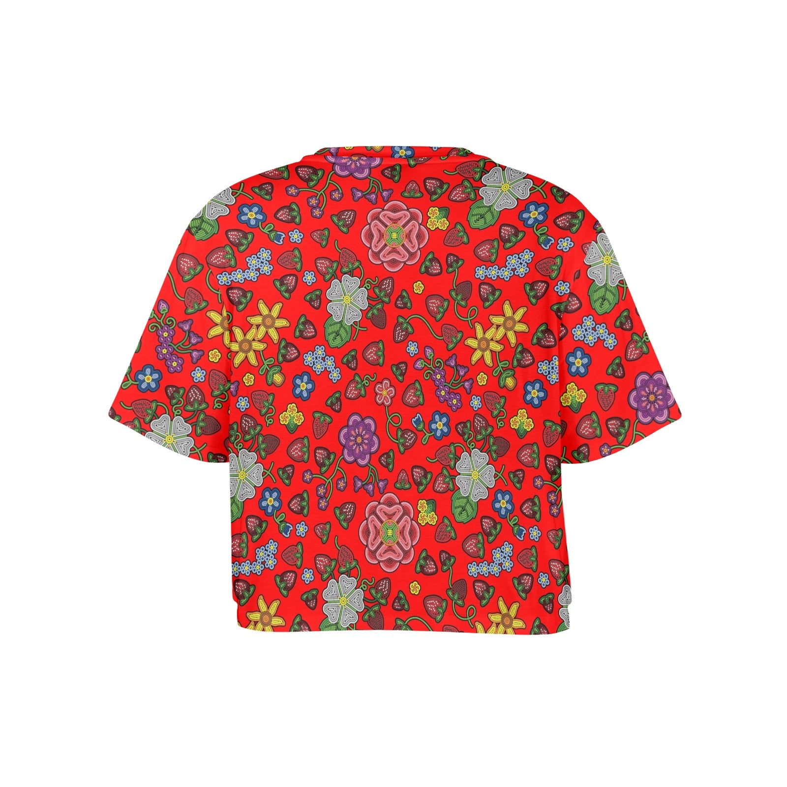 Berry Pop Fire Women's Cropped T-shirt