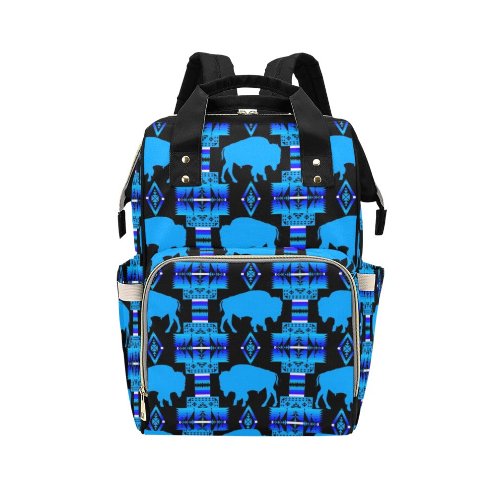Midnight Lake Buffalo Multi-Function Diaper Backpack/Diaper Bag