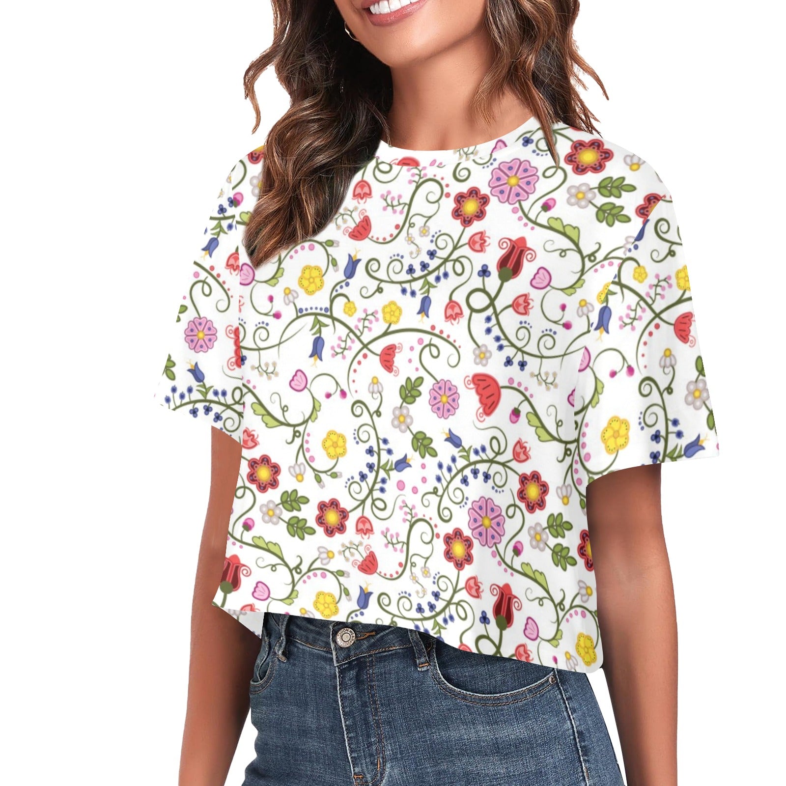 Nipin Blossom Women's Cropped T-shirt