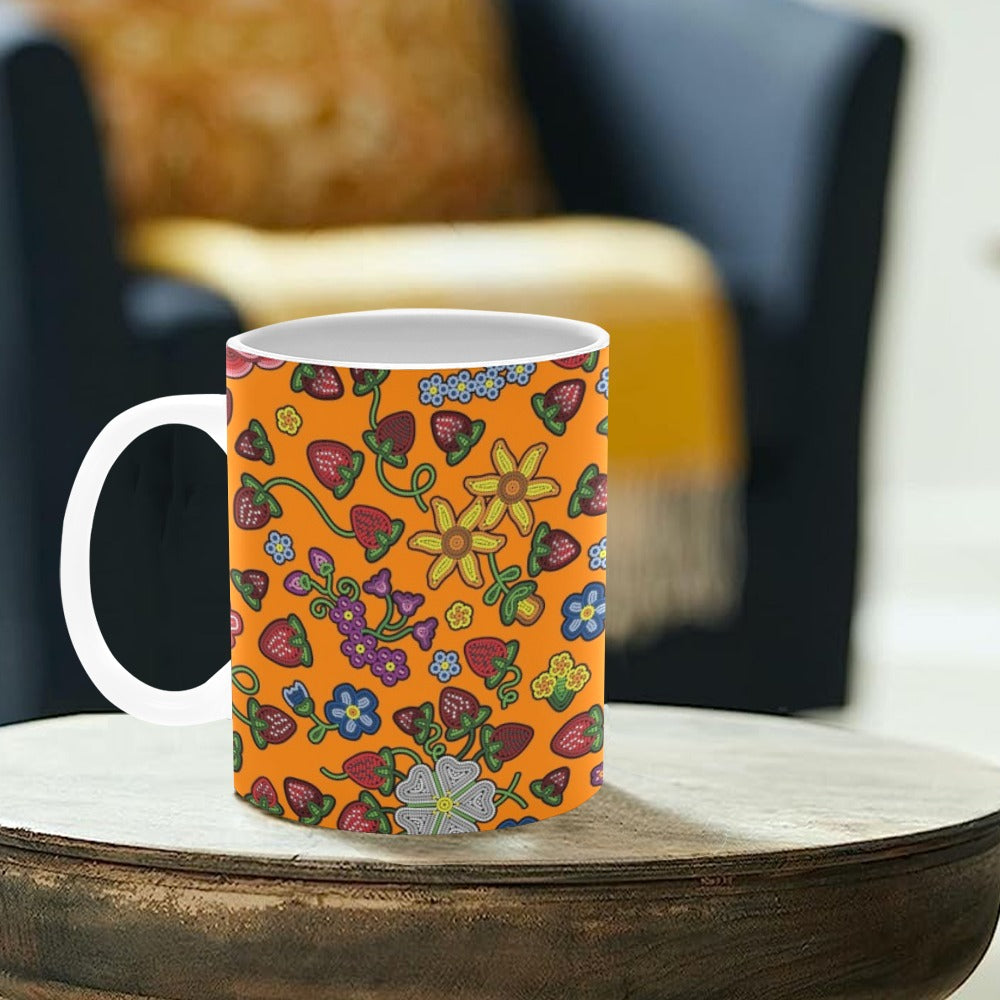 Berry Pop Carrot White Mug(11OZ)