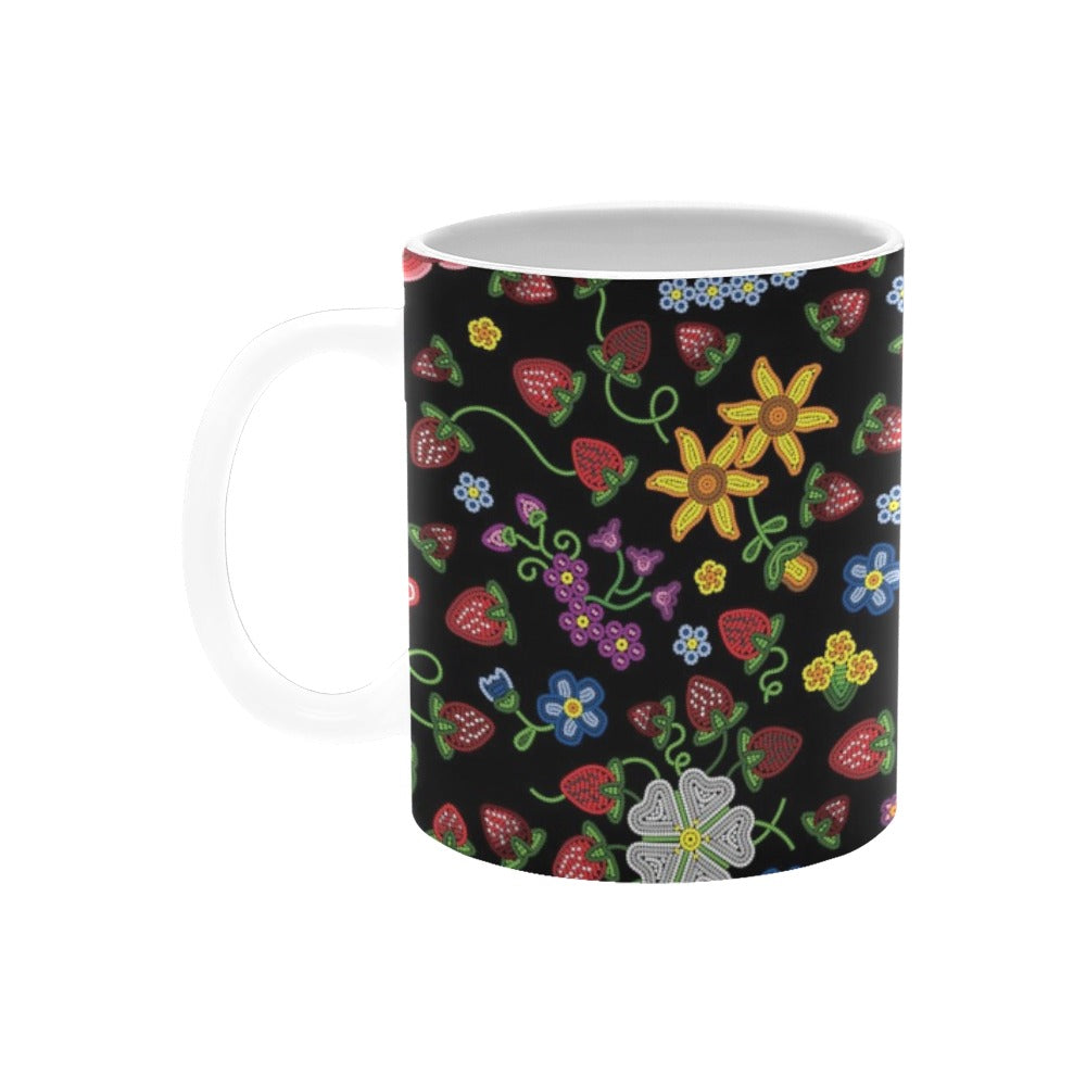 Berry Pop Midnight White Mug(11OZ)