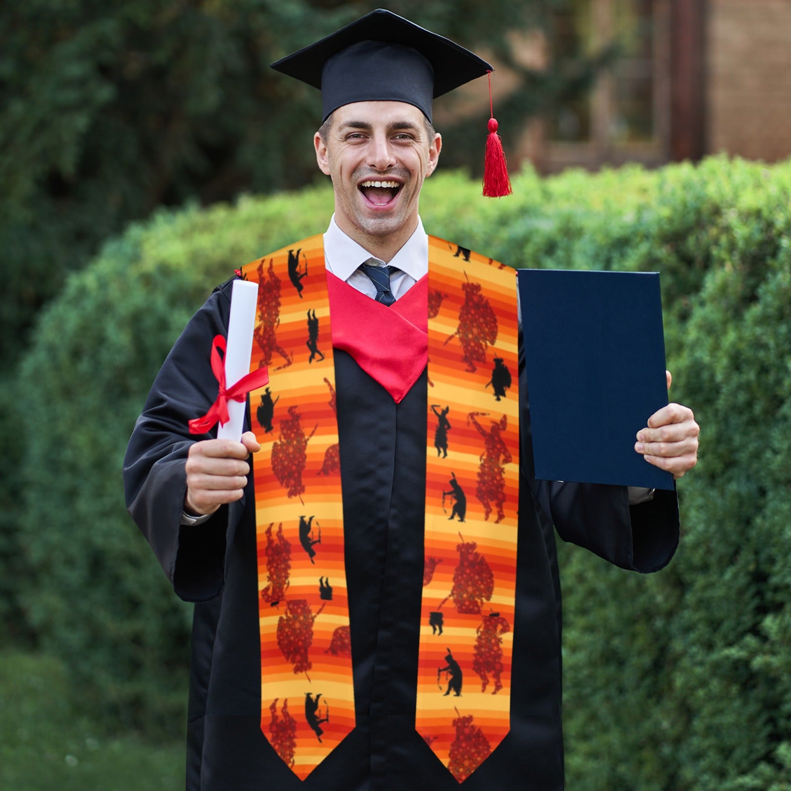 Dancers Brown Graduation Stole