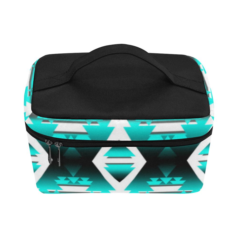 Deep Lake Winter Camp Cosmetic Bag/Large (Model 1658) Cosmetic Bag e-joyer 