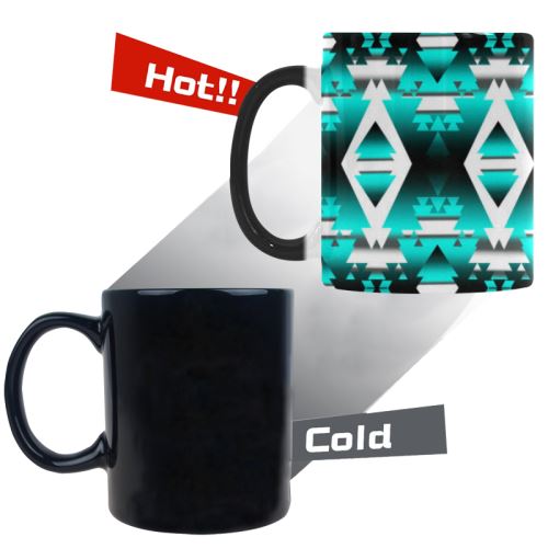 Deep Lake Winter Camp Custom Morphing Mug Mug e-joyer 