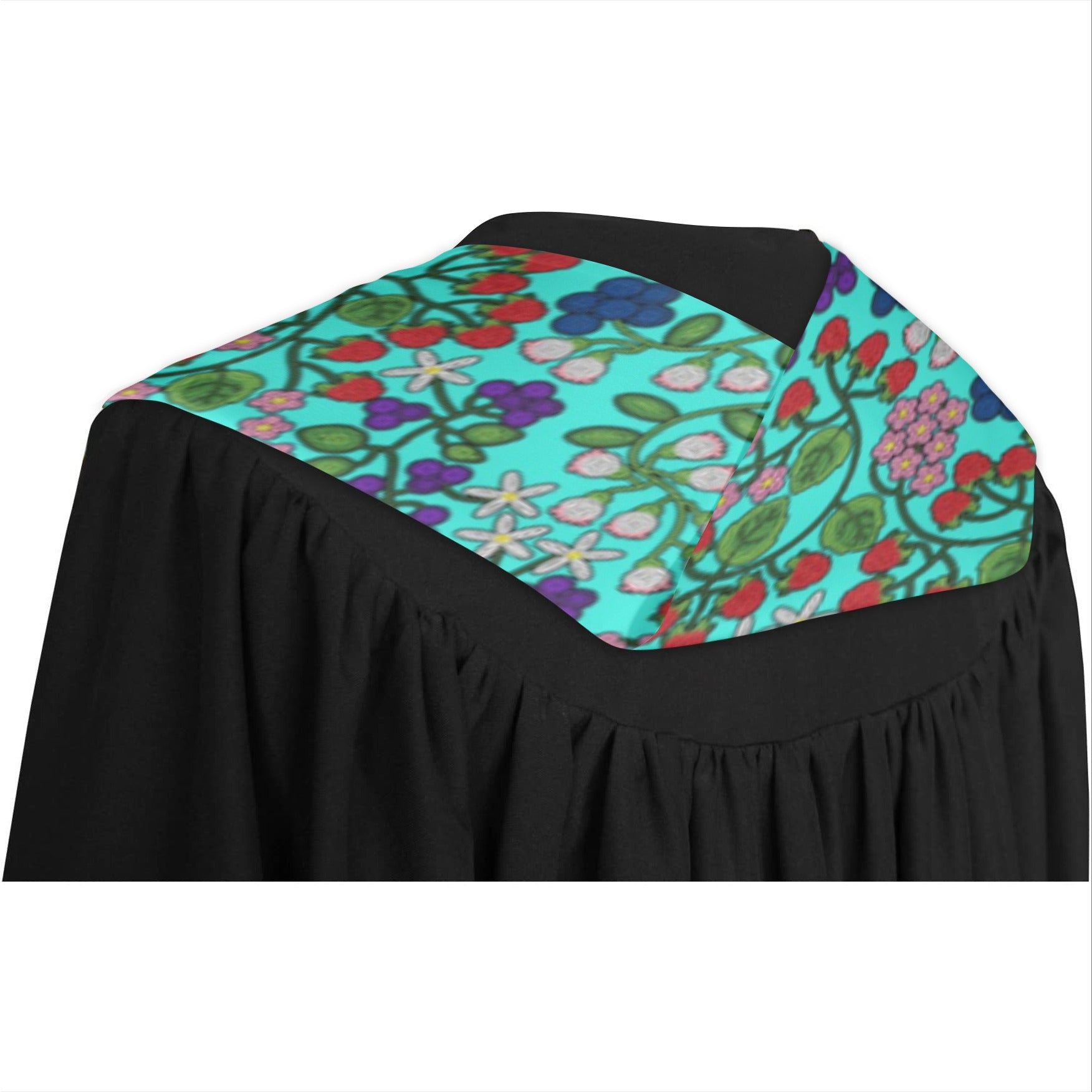 Takwakin Harvest Turquoise Graduation Stole