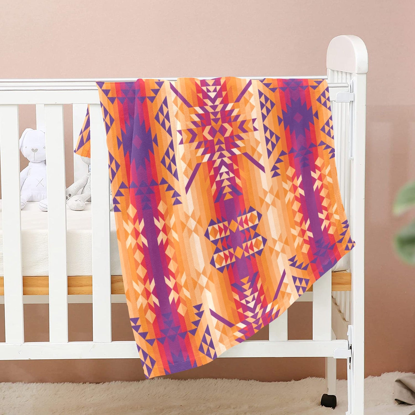 Desert Geo Baby Blanket 30"x40" Baby Blanket 30"x40" e-joyer 