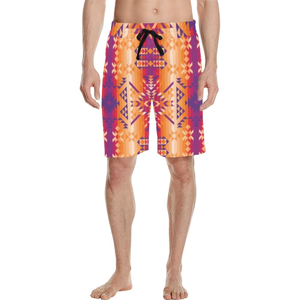Desert Geo Men's All Over Print Casual Shorts (Model L23) Men's Casual Shorts (L23) e-joyer 