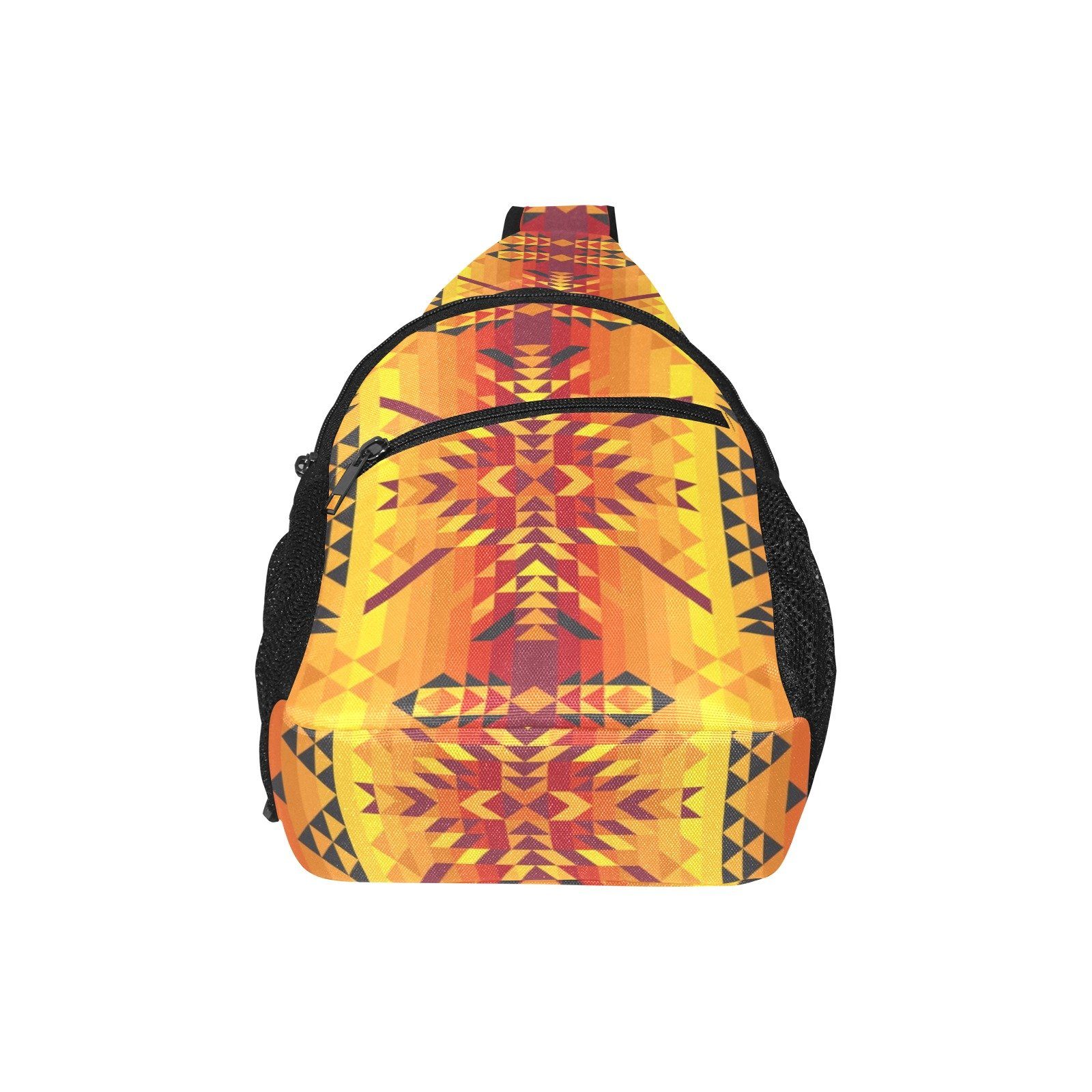 Desert Geo Yellow Red All Over Print Chest Bag (Model 1719) All Over Print Chest Bag (1719) e-joyer 