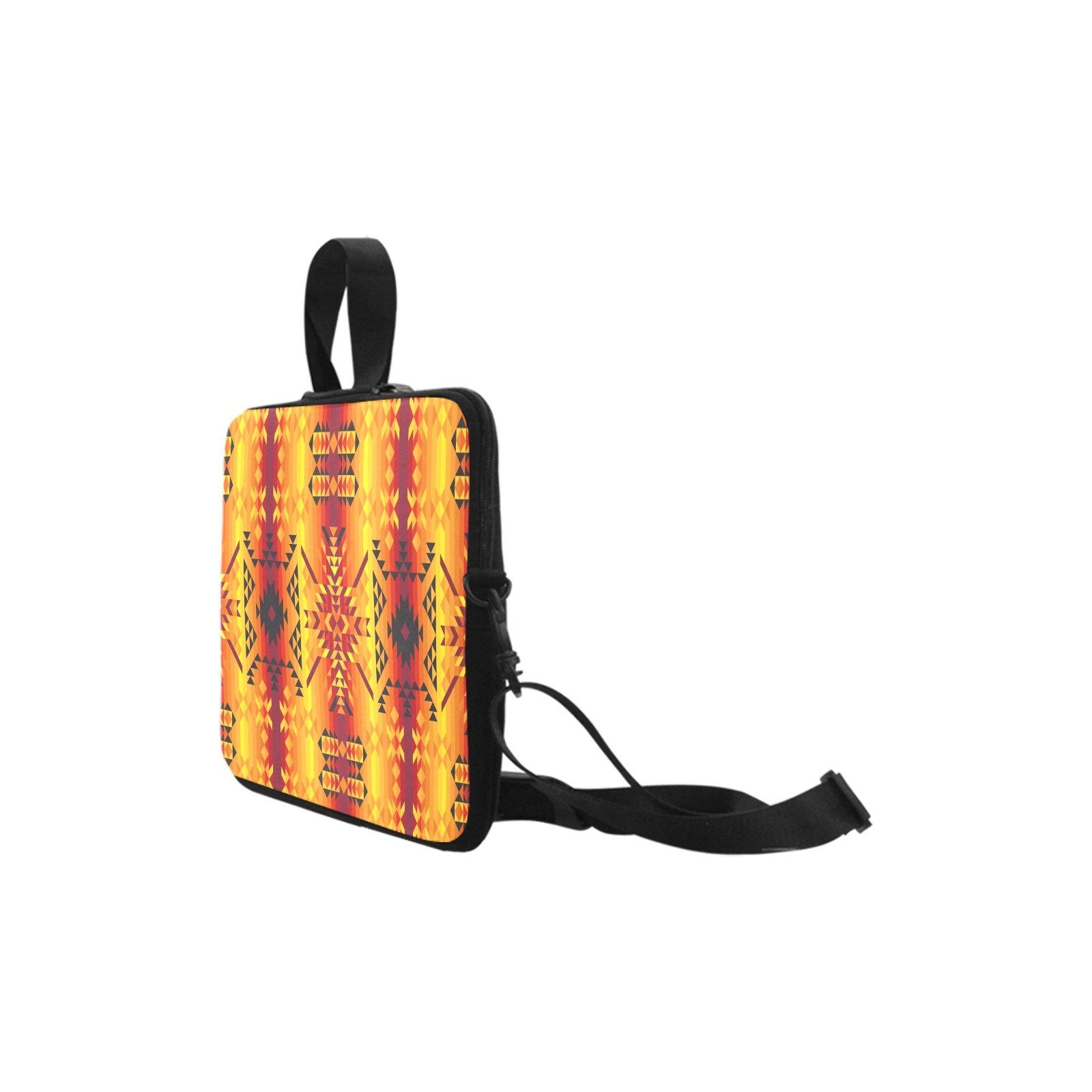 Desert Geo Yellow Red Laptop Handbags 14" bag e-joyer 