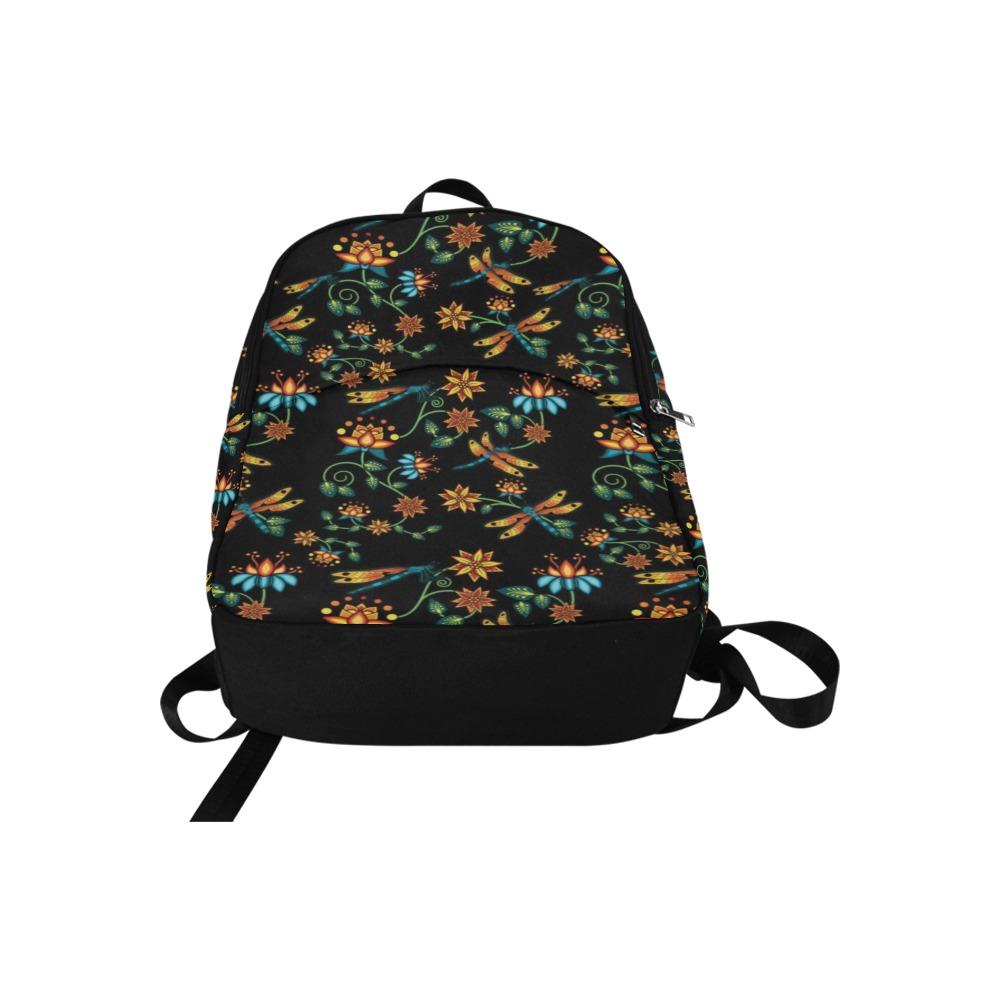 Dragon Lily Noir Fabric Backpack for Adult (Model 1659) Casual Backpack for Adult (1659) e-joyer 