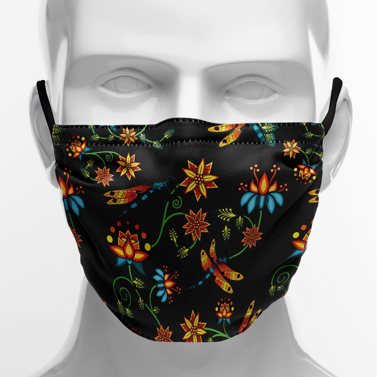 Dragon Lily Noir Face Cover Herman 