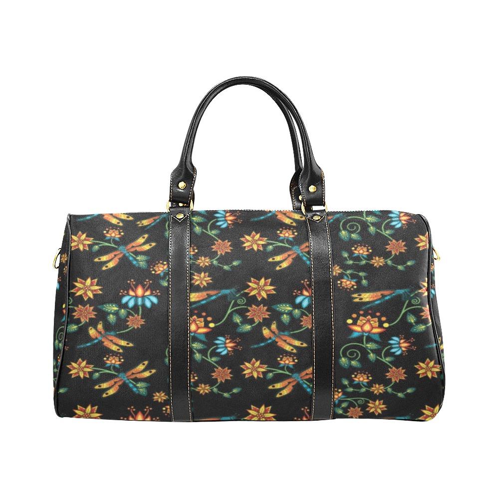 Dragon Lily Noir New Waterproof Travel Bag/Small (Model 1639) bag e-joyer 