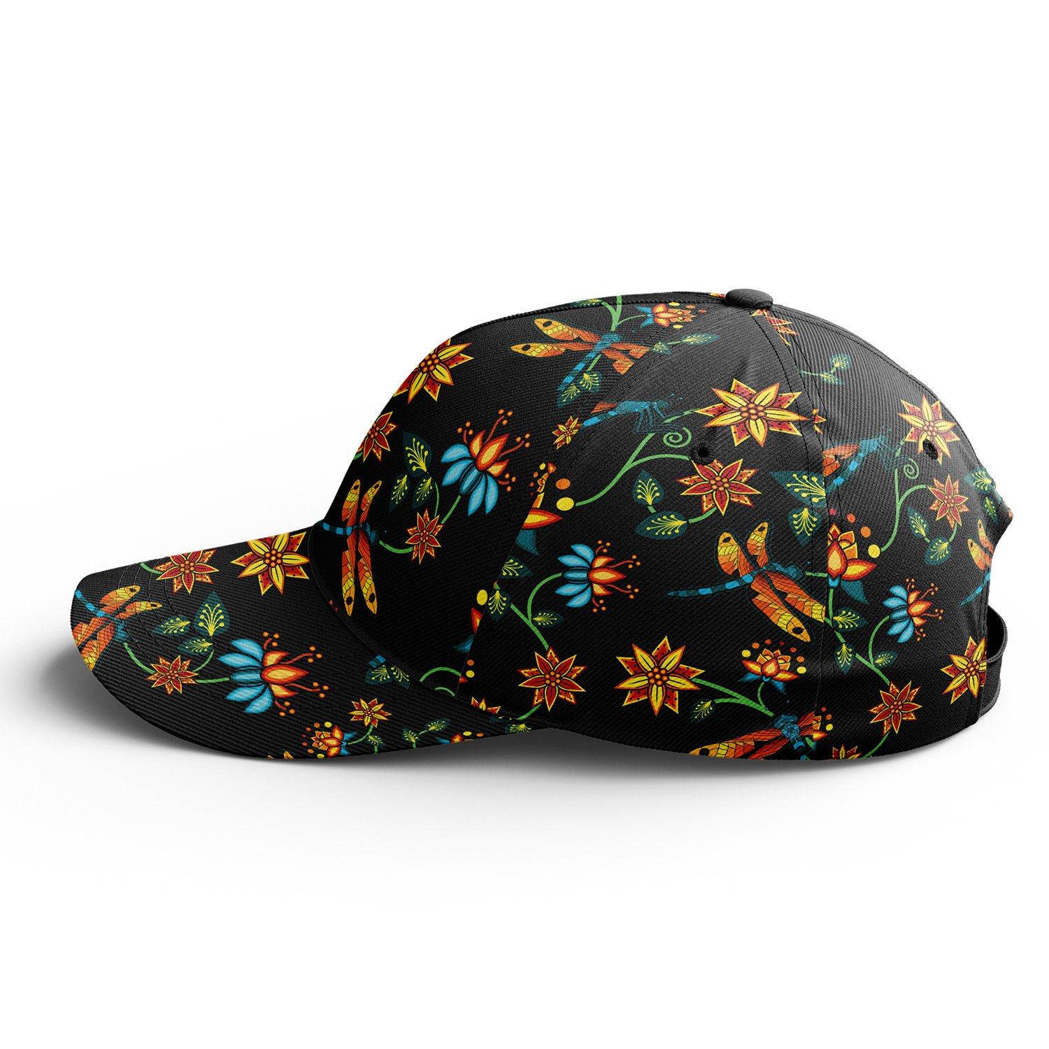 Dragon Lily Noir Snapback Hat hat Herman 