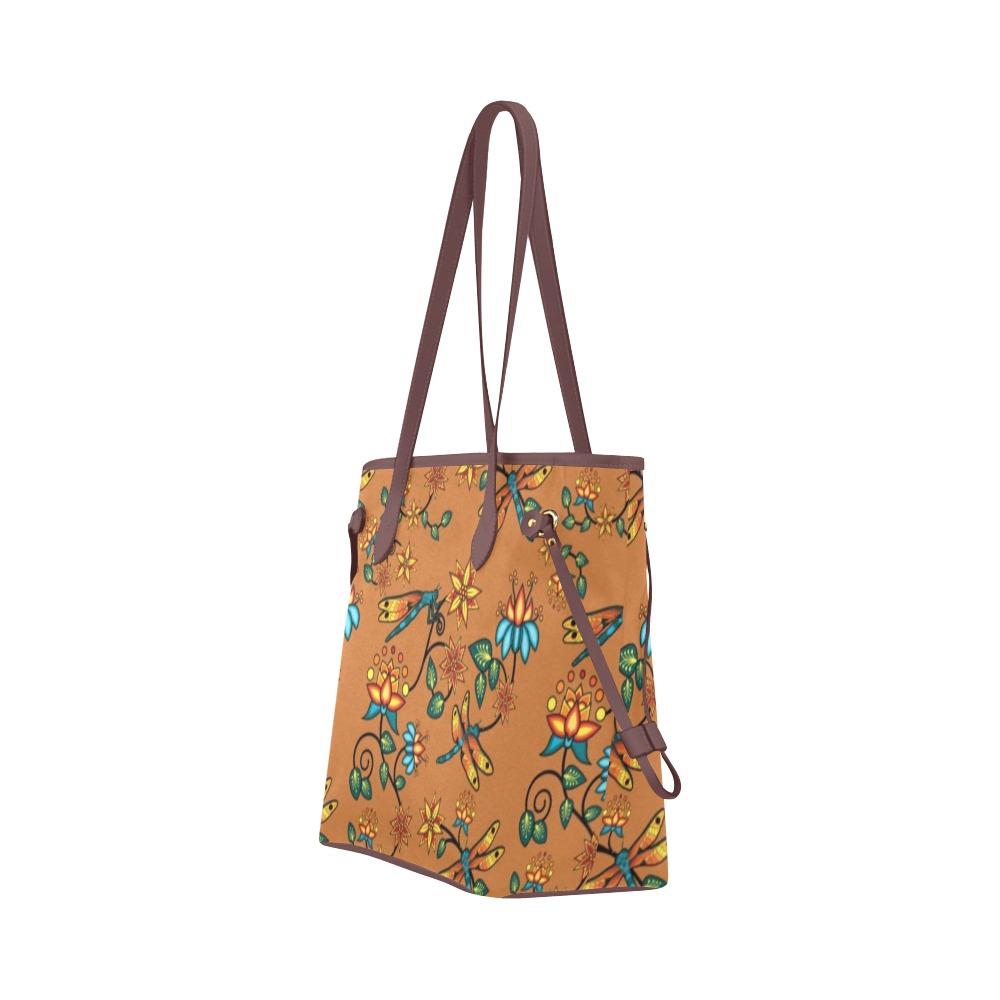 Dragon Lily Sierra Clover Canvas Tote Bag (Model 1661) Clover Canvas Tote Bag (1661) e-joyer 