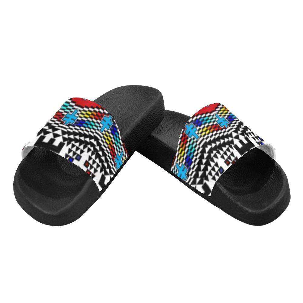 dragonflies Women's Slide Sandals (Model 057) Women's Slide Sandals (057) e-joyer 