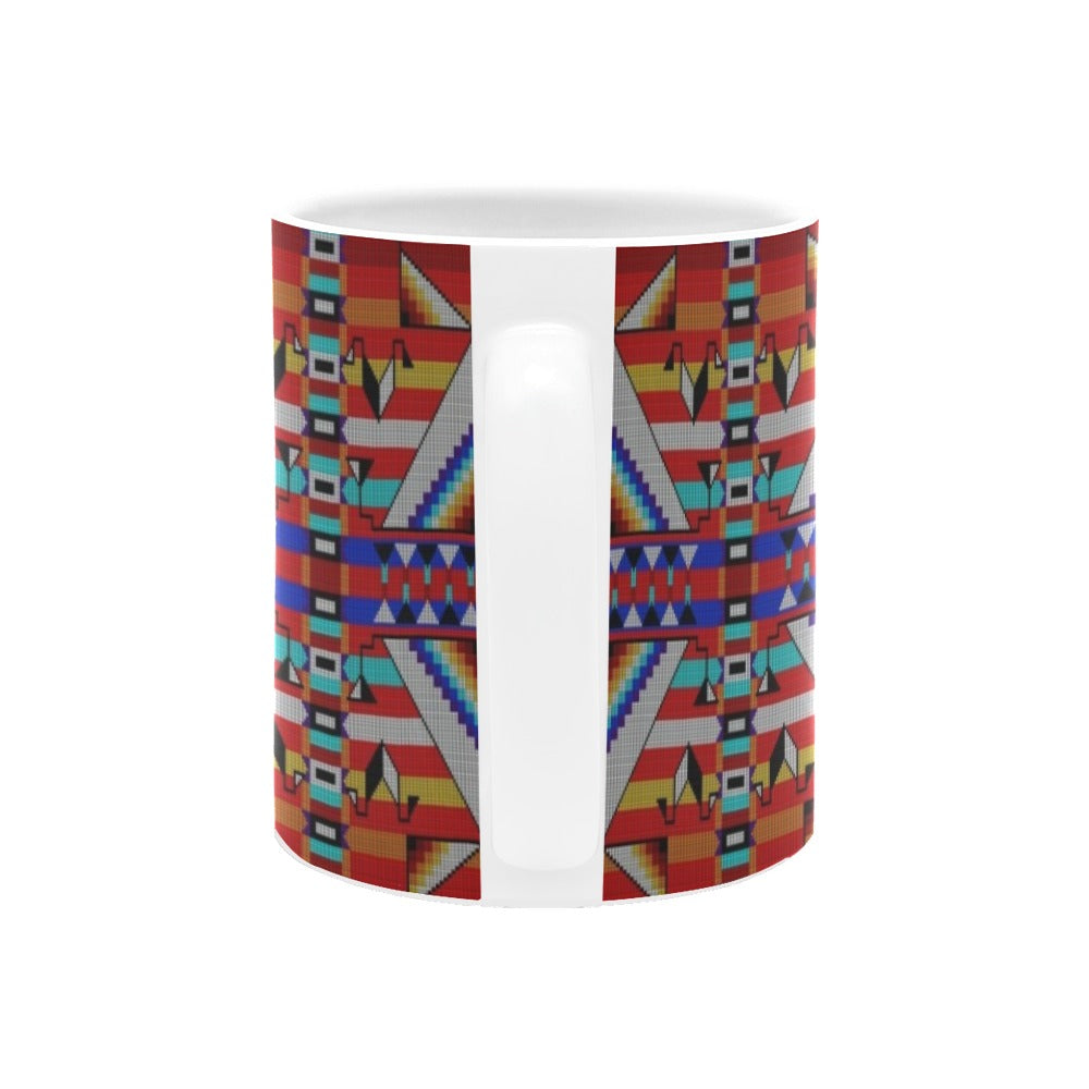 Medicine Blessing Red White Mug(11OZ)