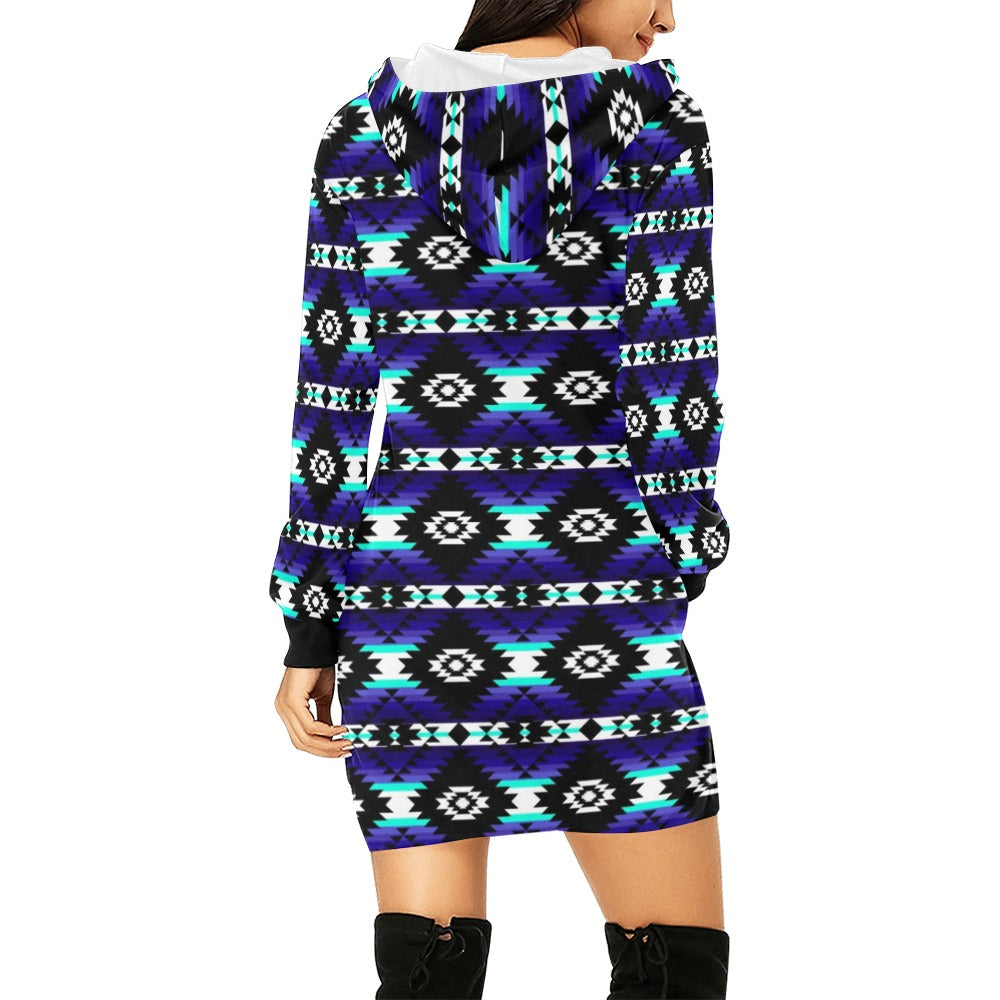 Cree Confederacy Midnight Hoodie Dress