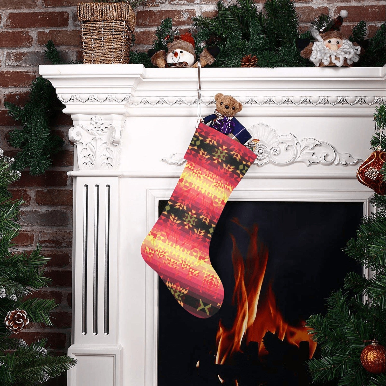 Soleil Fusion Rouge Christmas Stocking