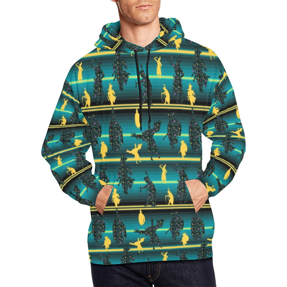 Dancers Inspire Green Hoodie for Men (USA Size)