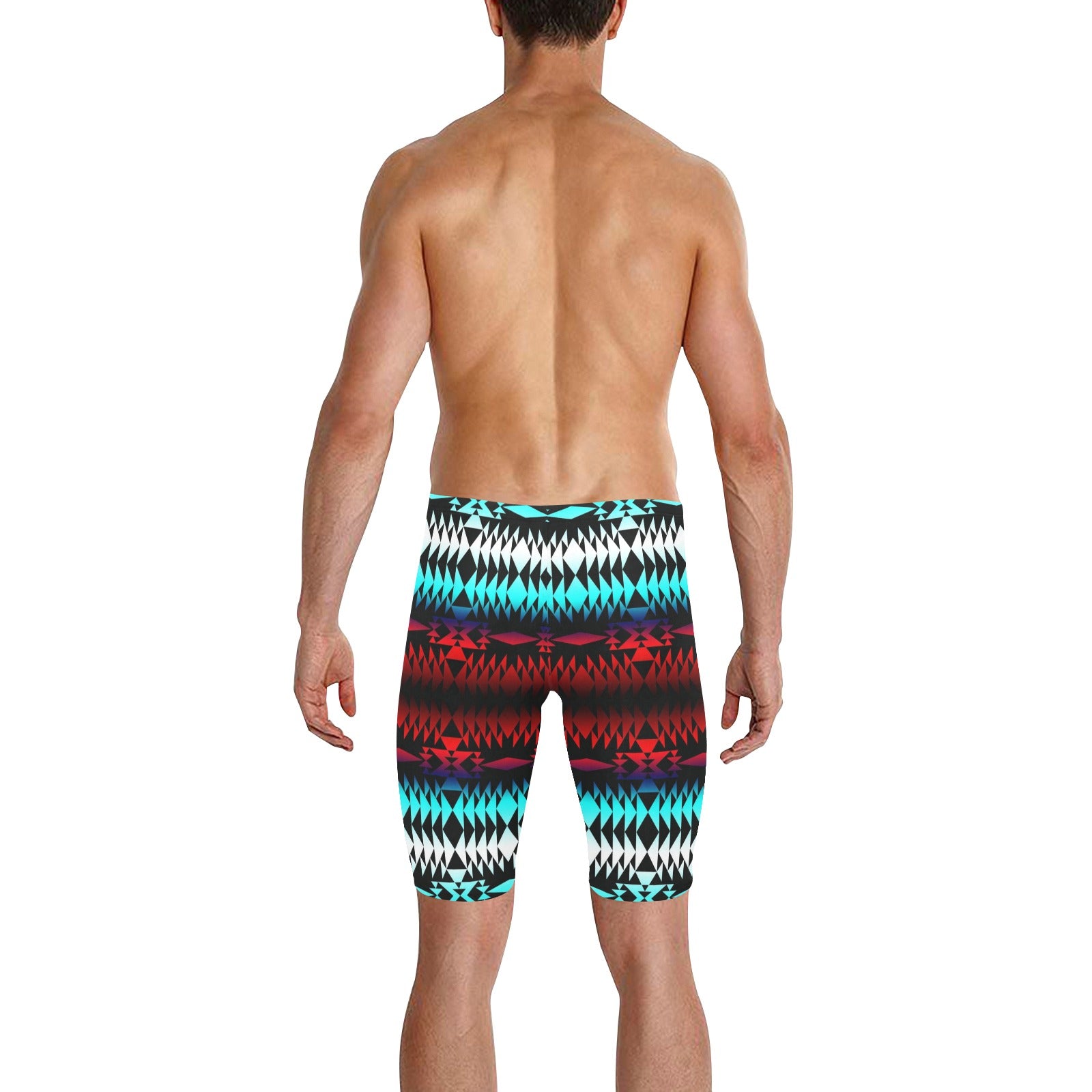 In Between Two Worlds Men's Knee Length Swimming Trunks