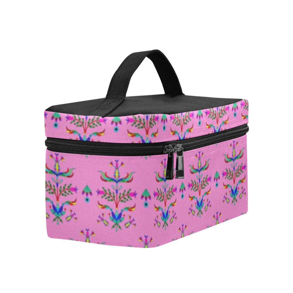 Dakota Damask Cheyenne Pink Cosmetic Bag/Large