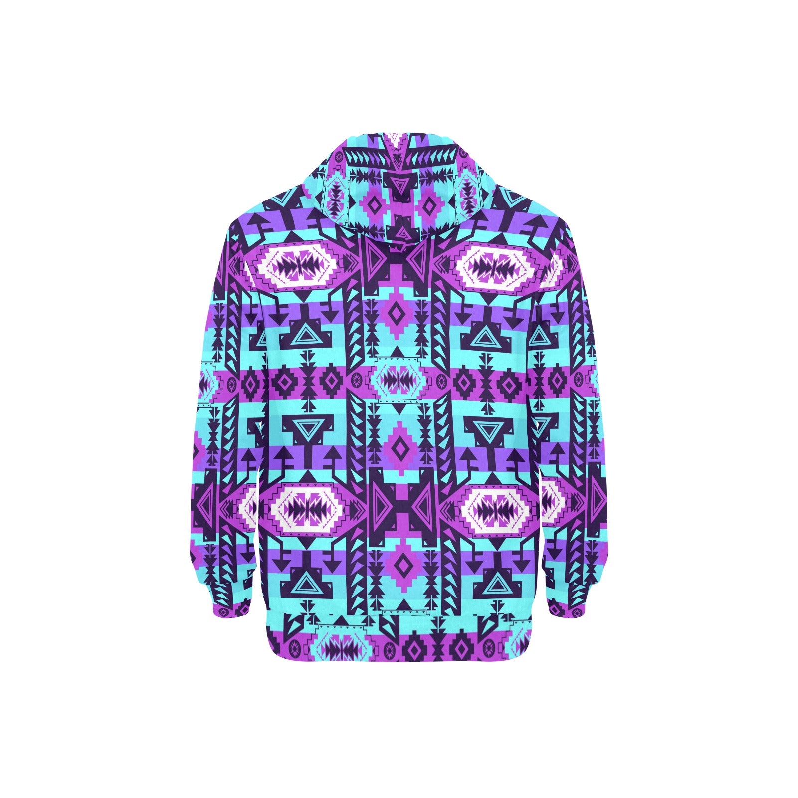 Chiefs Mountain Moon Shadow Men's Long Sleeve Fleece Hoodie
