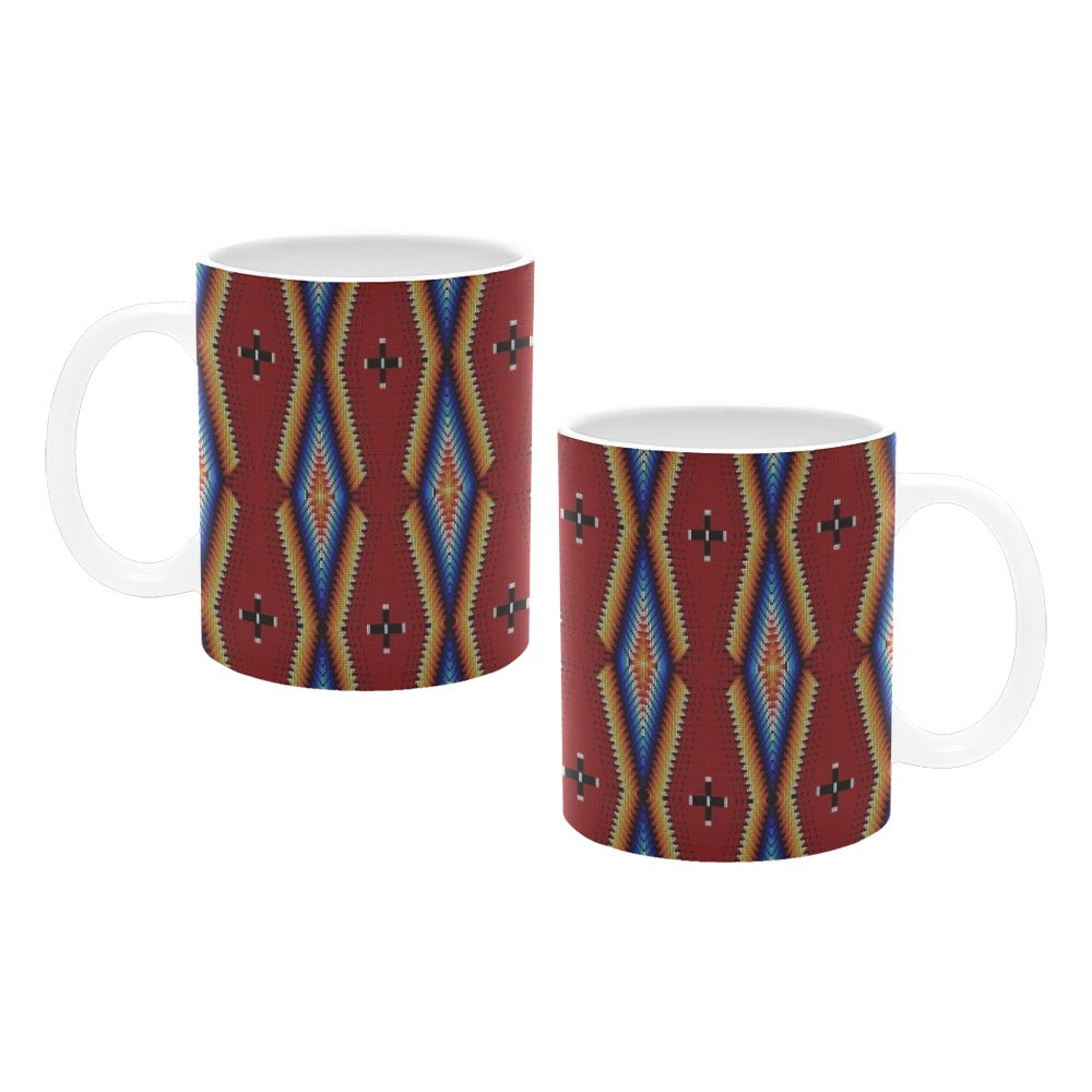 Diamond in the Bluff Red White Mug(11OZ)