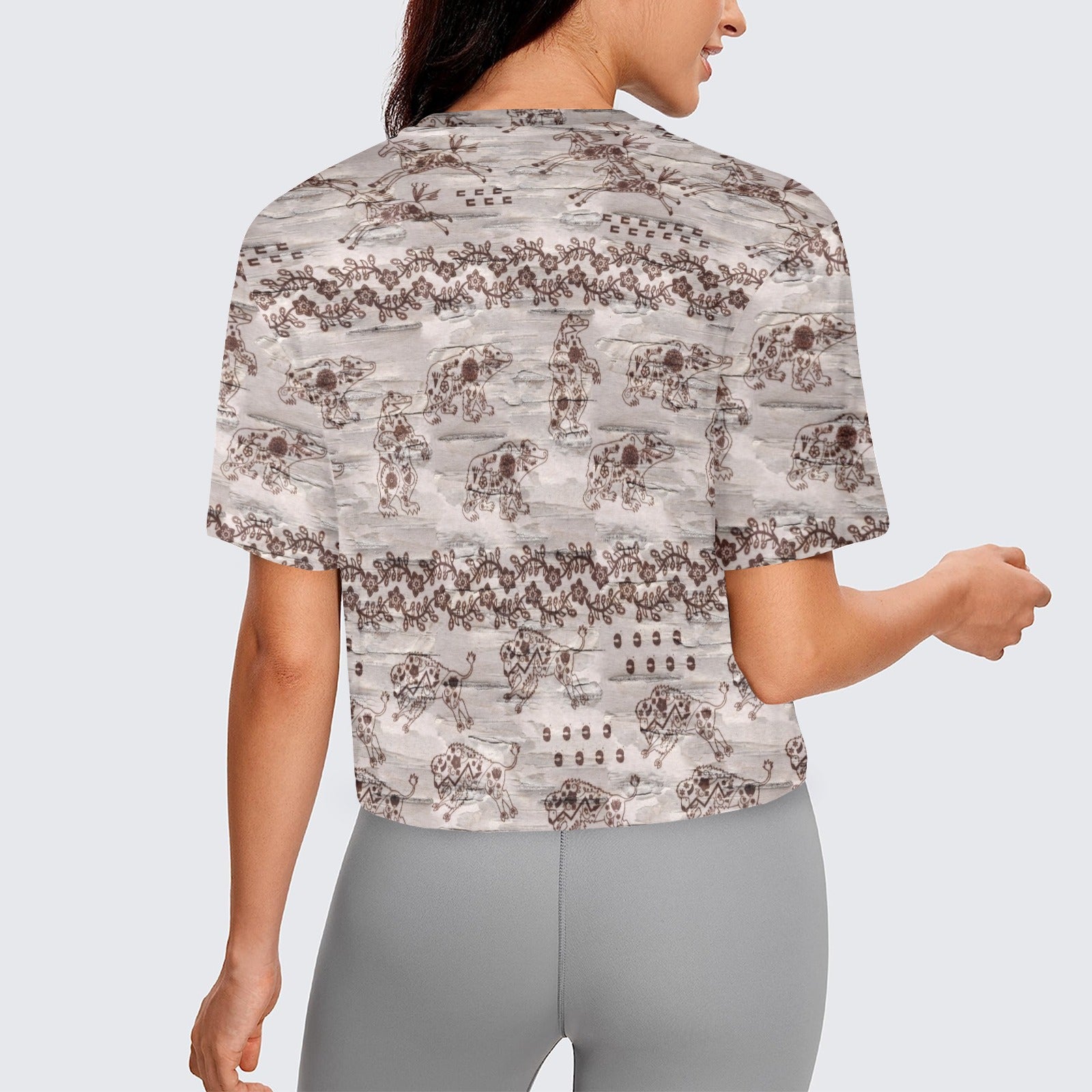 Sacred Run Women's Cropped T-shirt