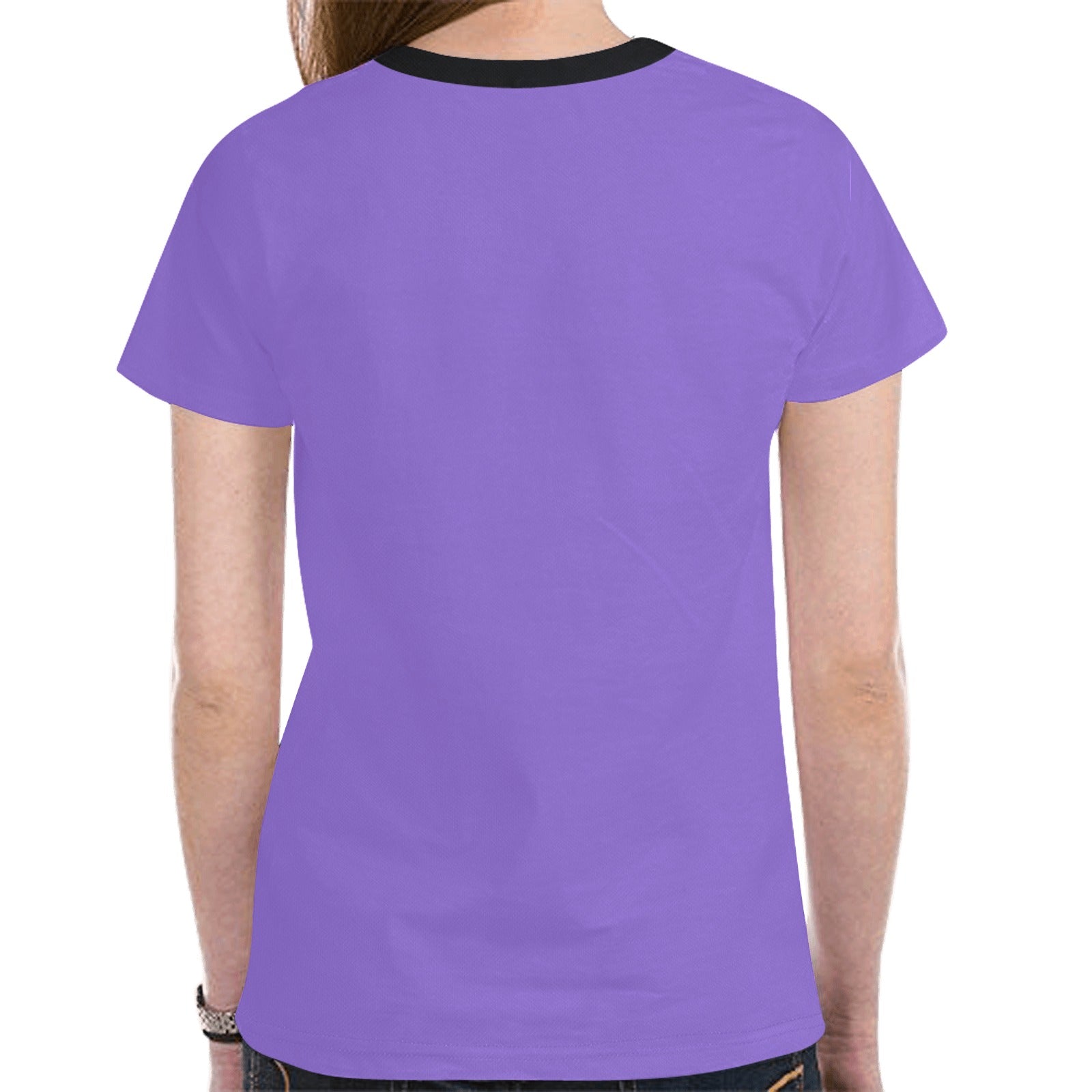 Wolf Spirit Guide (Purple) T-shirt for Women