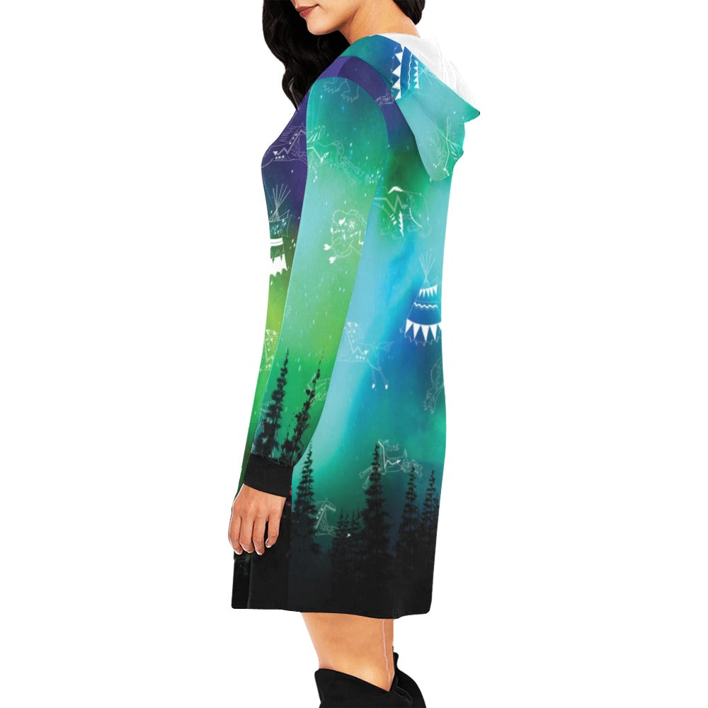 Aurora Medicine Animals Hoodie Dress