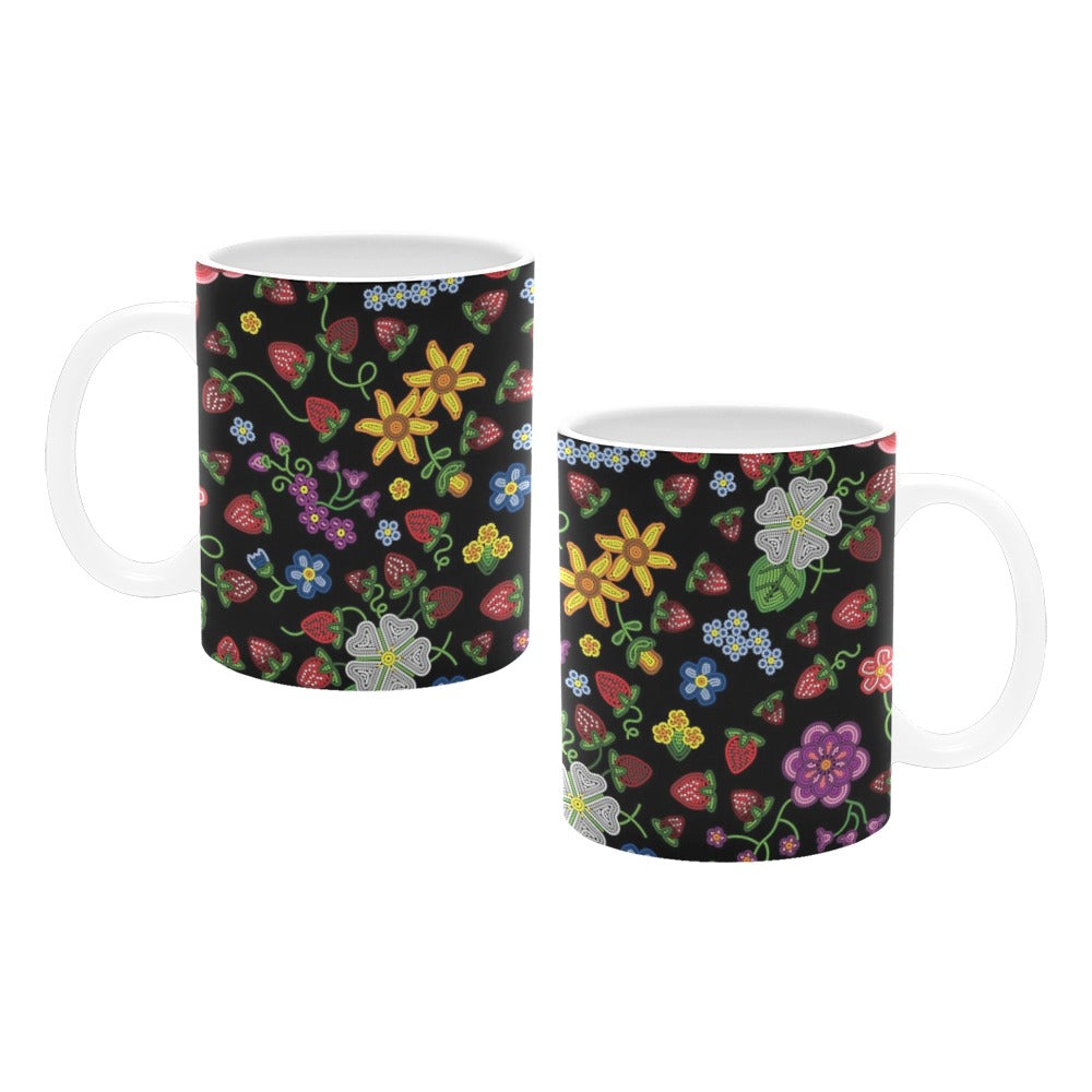 Berry Pop Midnight White Mug(11OZ)