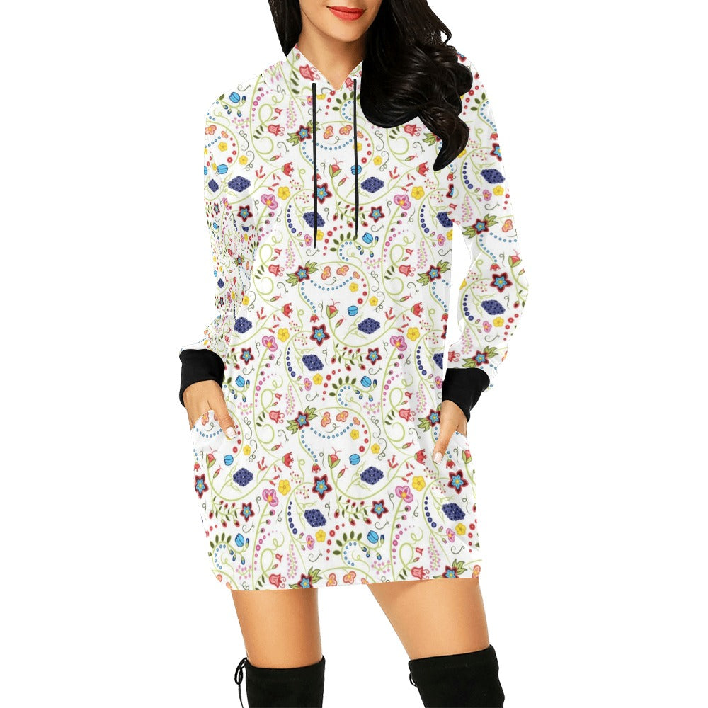 Fresh Fleur Hoodie Dress