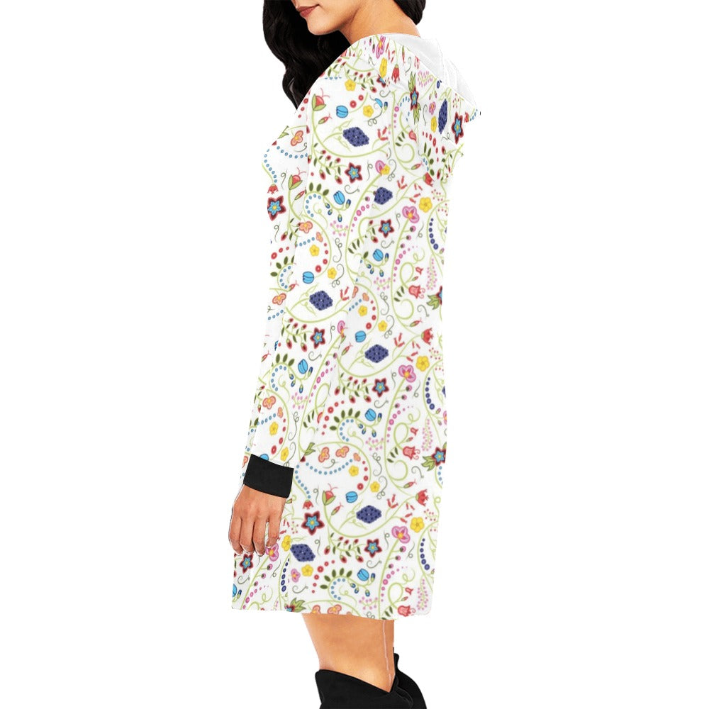 Fresh Fleur Hoodie Dress