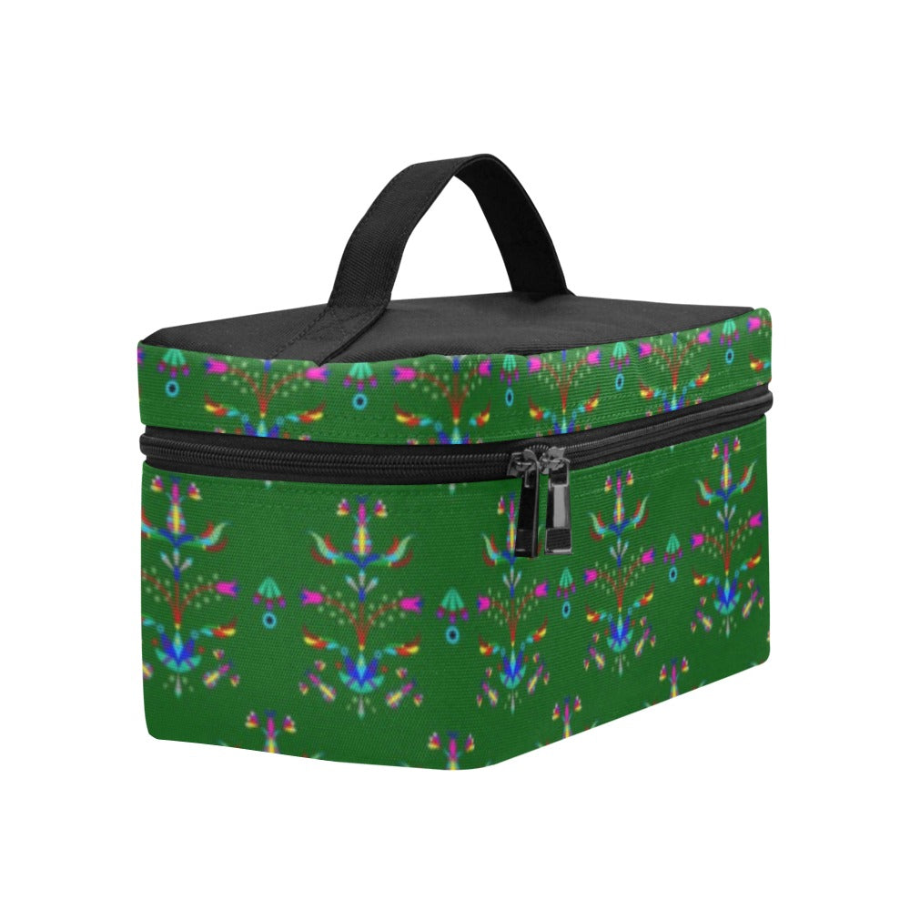 Dakota Damask Green Cosmetic Bag/Large