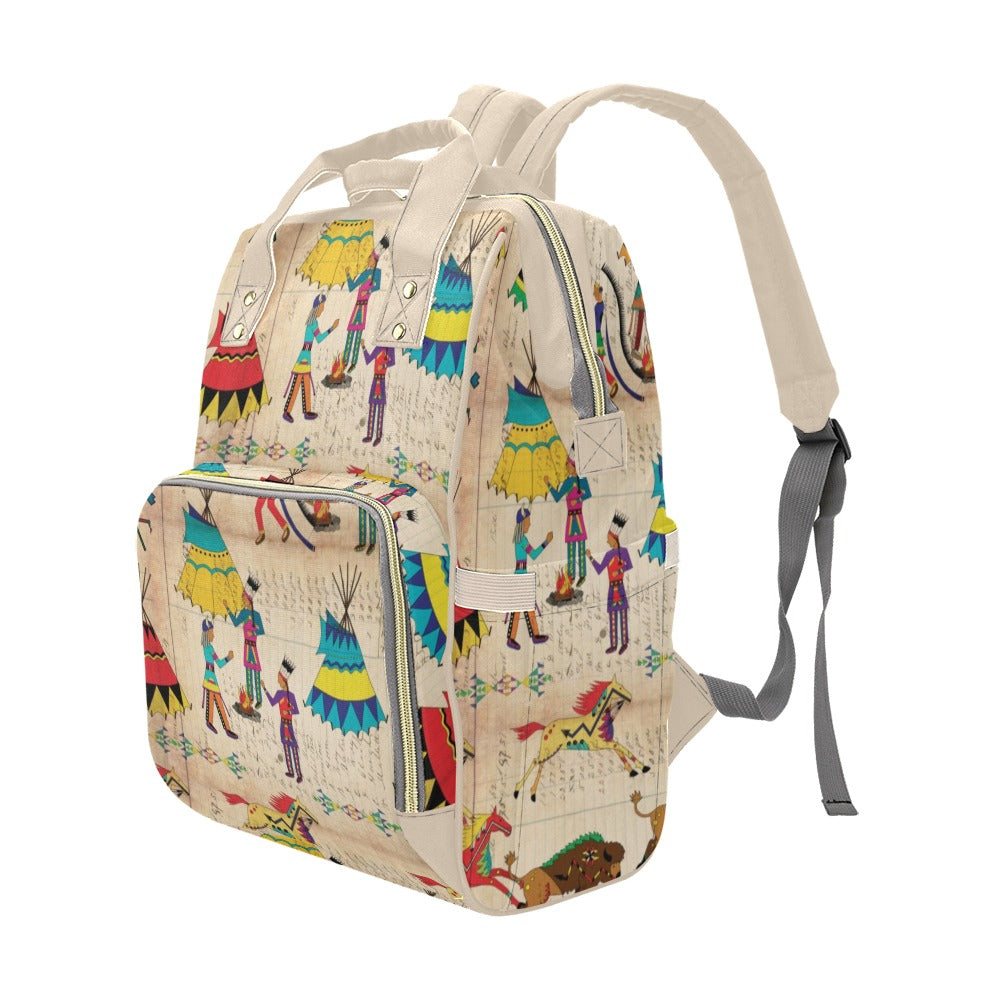 Gathering of the Chiefs Multi-Function Diaper Backpack/Diaper Bag