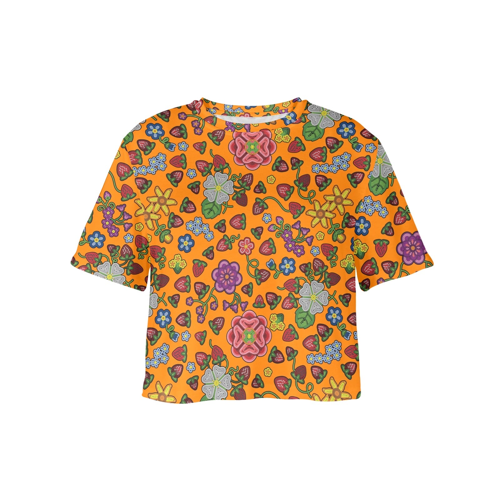 Berry Pop Carrot Women's Cropped T-shirt