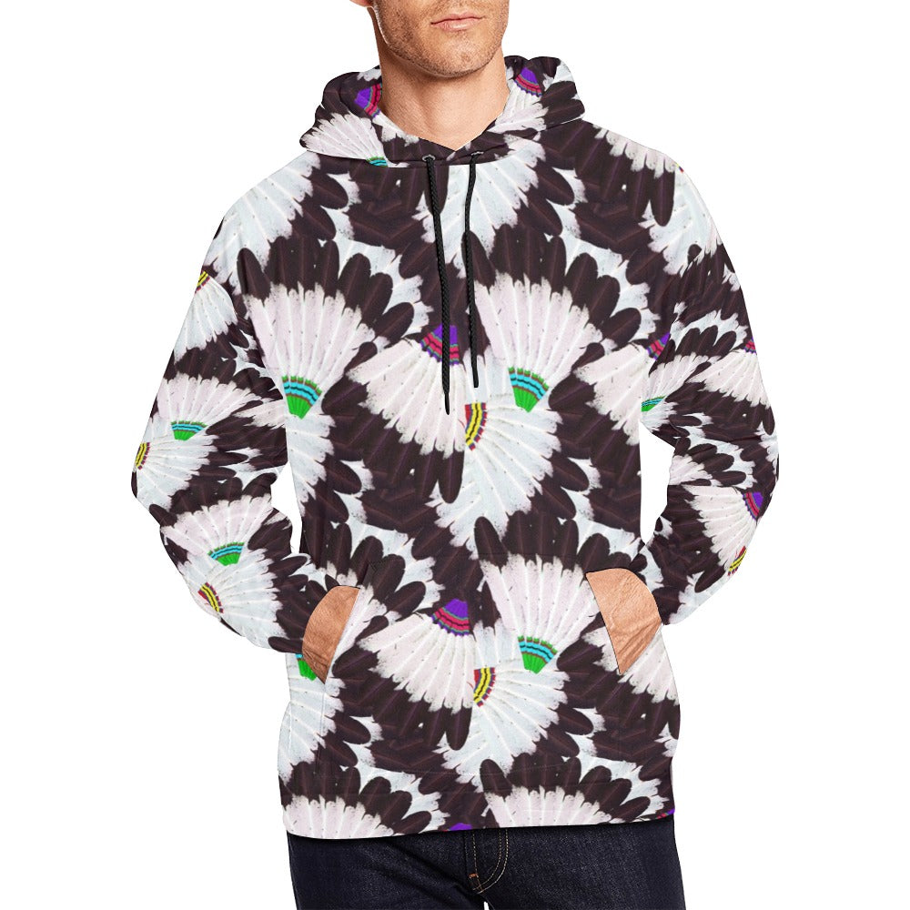 Eagle Feather Fans Hoodie for Men (USA Size)