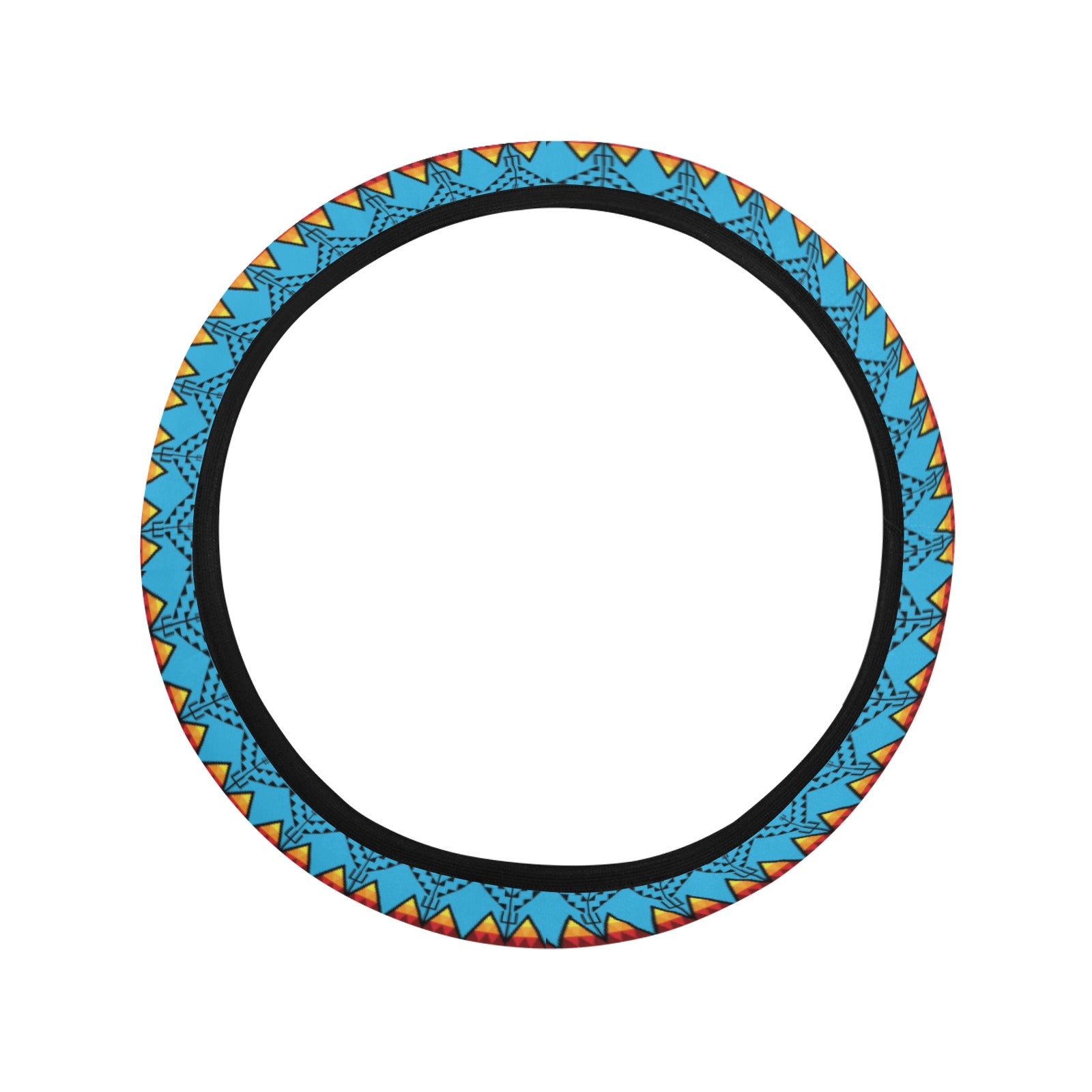 Sacred Trust Sky Steering Wheel Cover with Elastic Edge