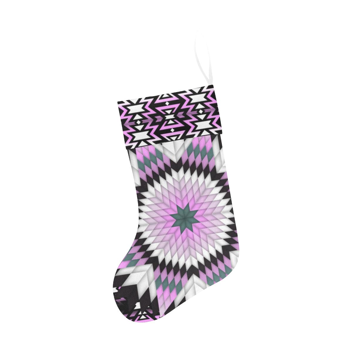 Electric Candy Star Christmas Stocking holiday stocking e-joyer 