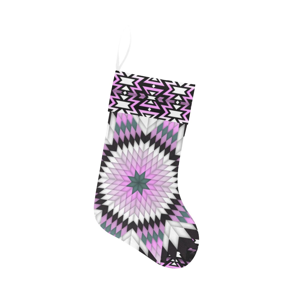 Electric Candy Star Christmas Stocking holiday stocking e-joyer 