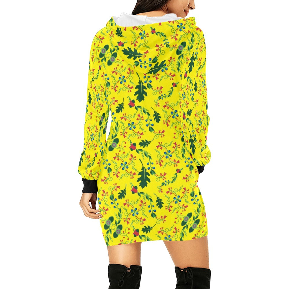 Vine Life Lemon Hoodie Dress