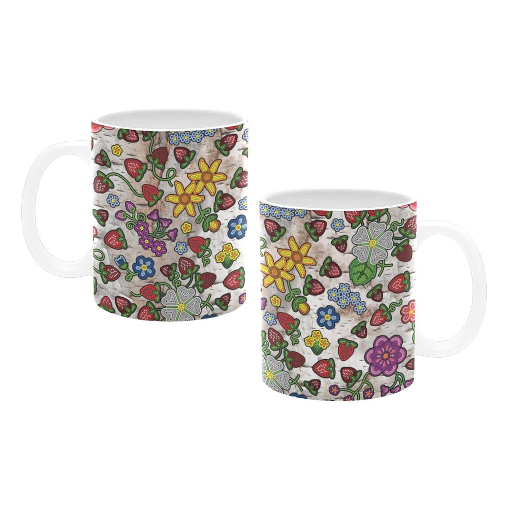 Berry Pop Br Bark White Mug(11OZ)